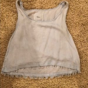 Rails chambray tank